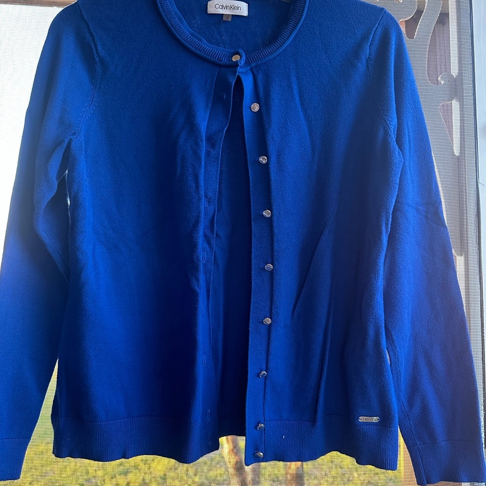 Calvin Klein Blue Cardigan